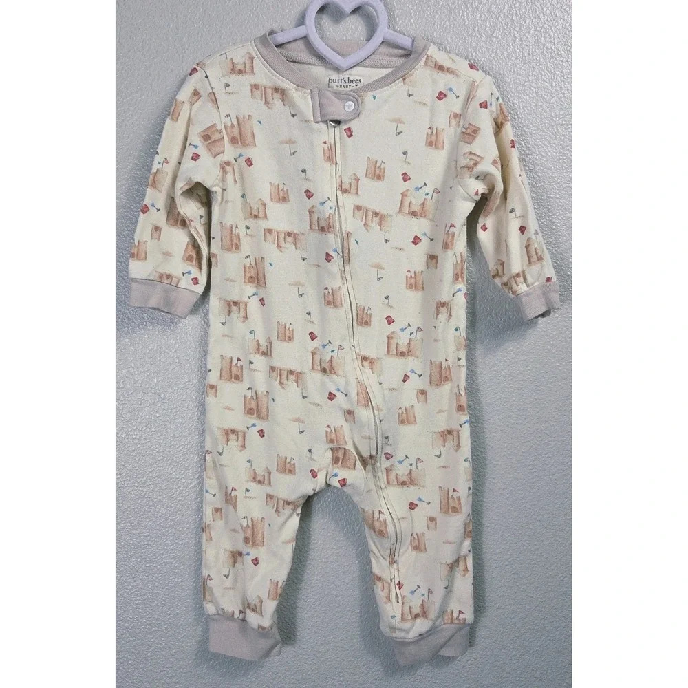 Hanna‎ Andersson + Burt's Bees Baby Pajama Bundle 3pc Organic Cotton 6-12M